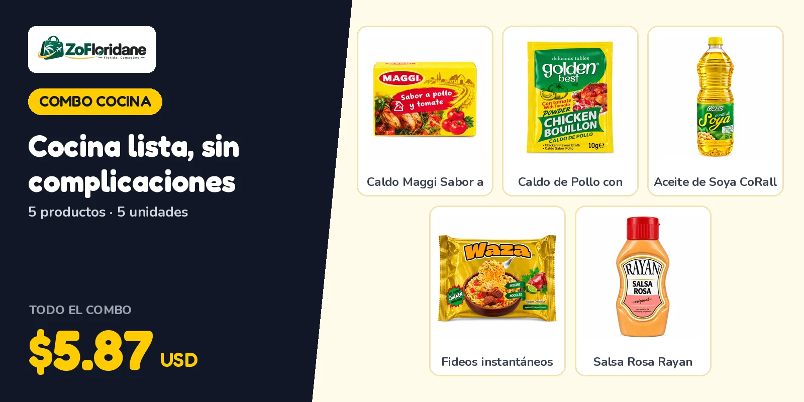 Combo cocina: Cocina lista, sin complicaciones