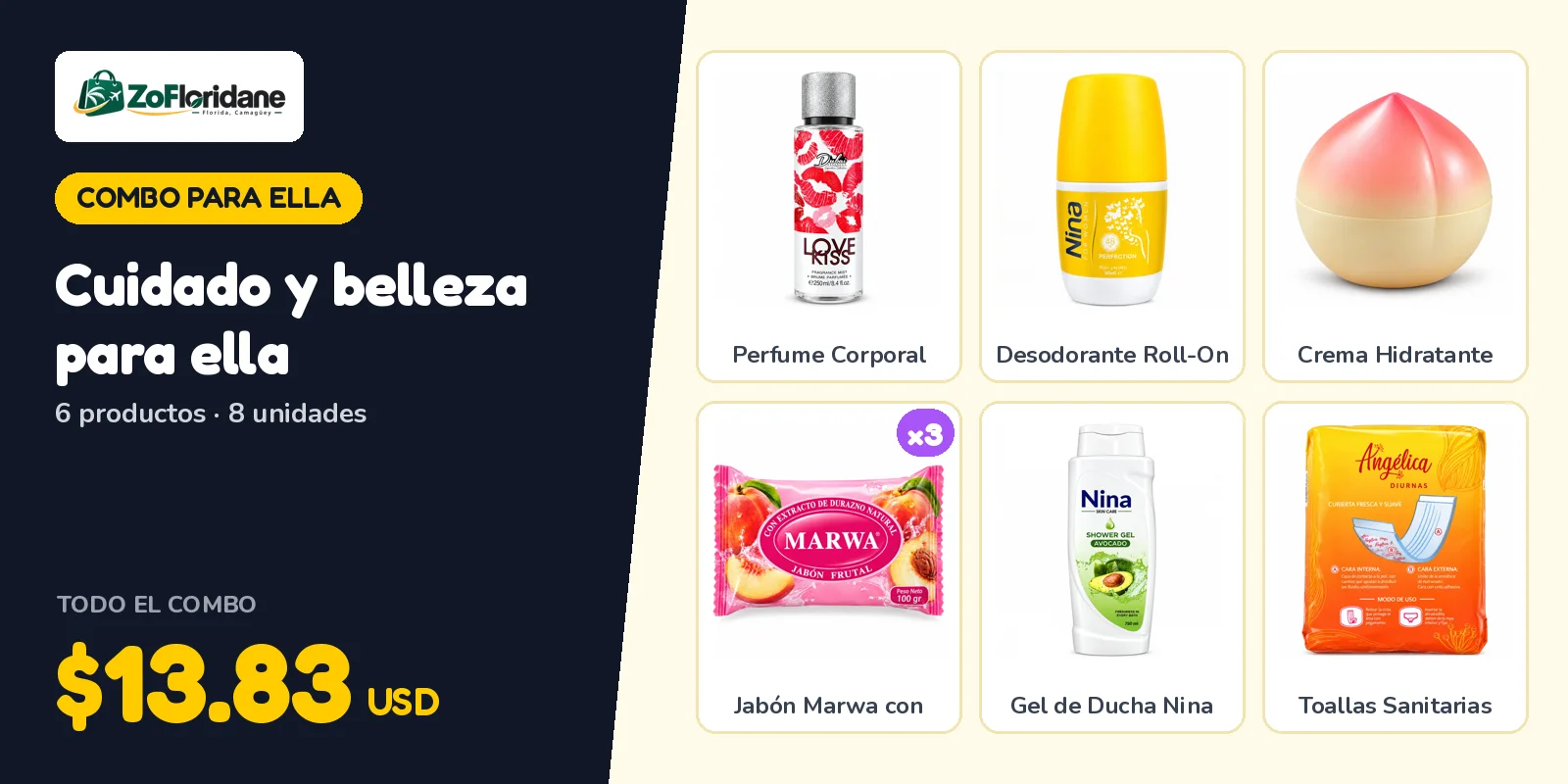 Combo para ella: Cuidado y belleza para ella