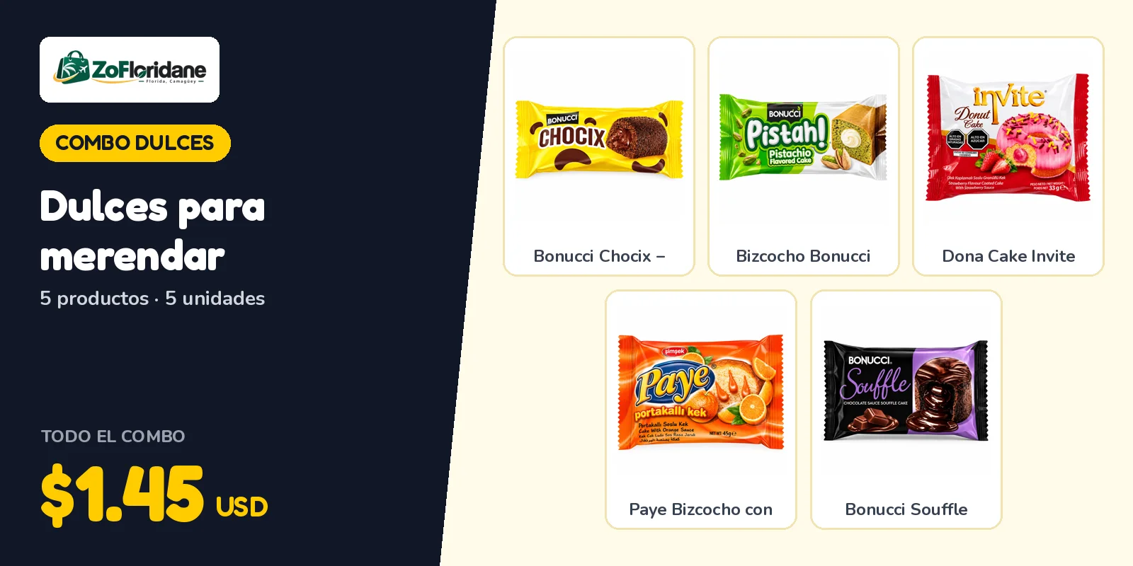 Combo dulces: Dulces para merendar