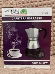 Cafetera Espresso Universal Royal - 3 Tazas (400W)