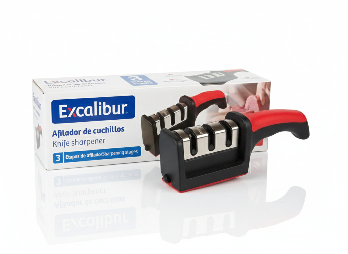 Afilador de Cuchillos Excalibur – Precisión y Corte Profesional
