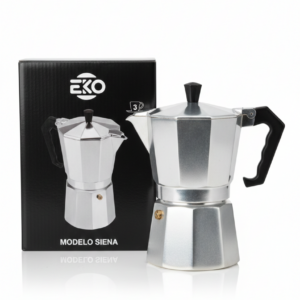 Cafetera de Aluminio EKO - Modelo Siena (3 Tazas)