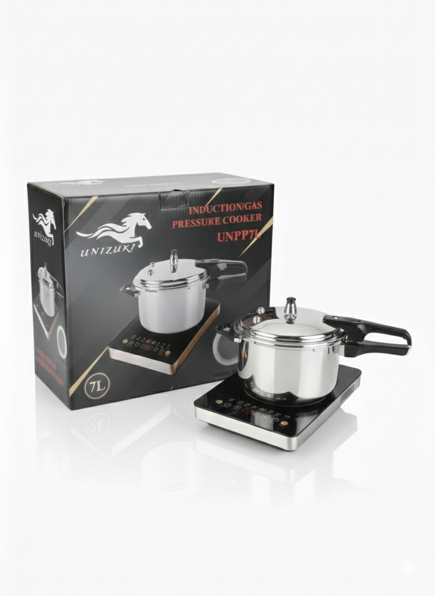 Olla de Presión Unizuki 7L para Inducción y Gas
