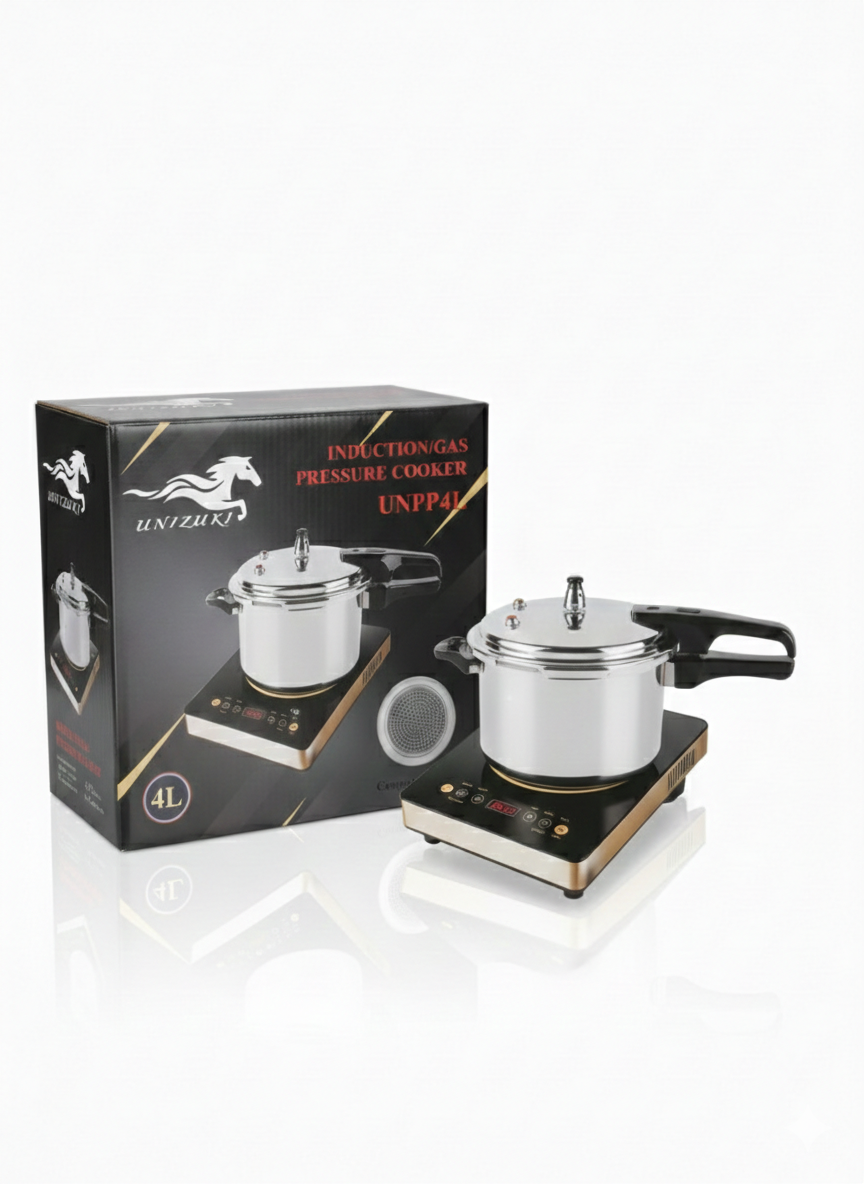 Olla de Presión Unizuki - Inducción/Gas - 4 Litros
