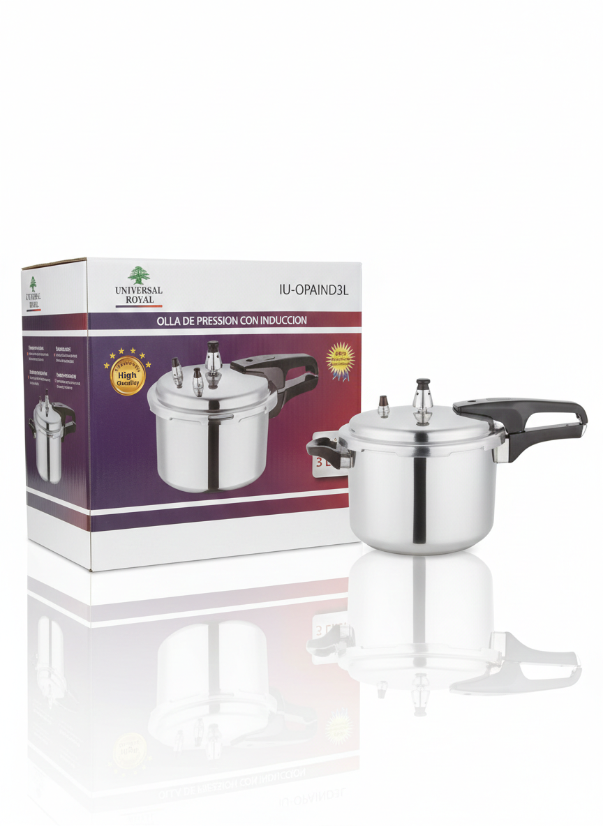 Olla de Presión con Inducción Universal Royal - 3 Litros