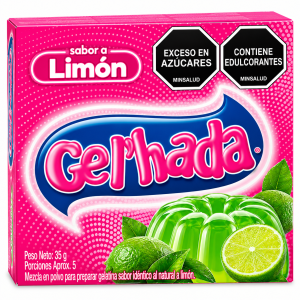 Gelatina sabor Limón Gel’hada – 35 g