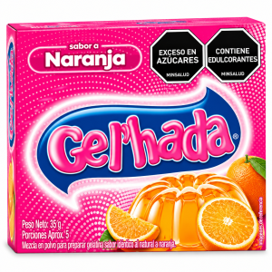 Gelatina Gel’hada sabor Naranja – 35 g