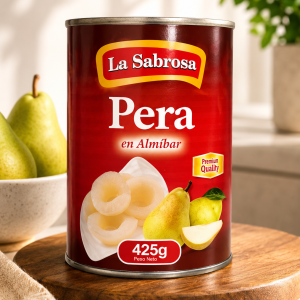Pera en Almíbar