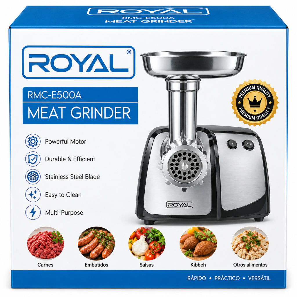 Moledora de Carne Eléctrica Royal RMC-E500A