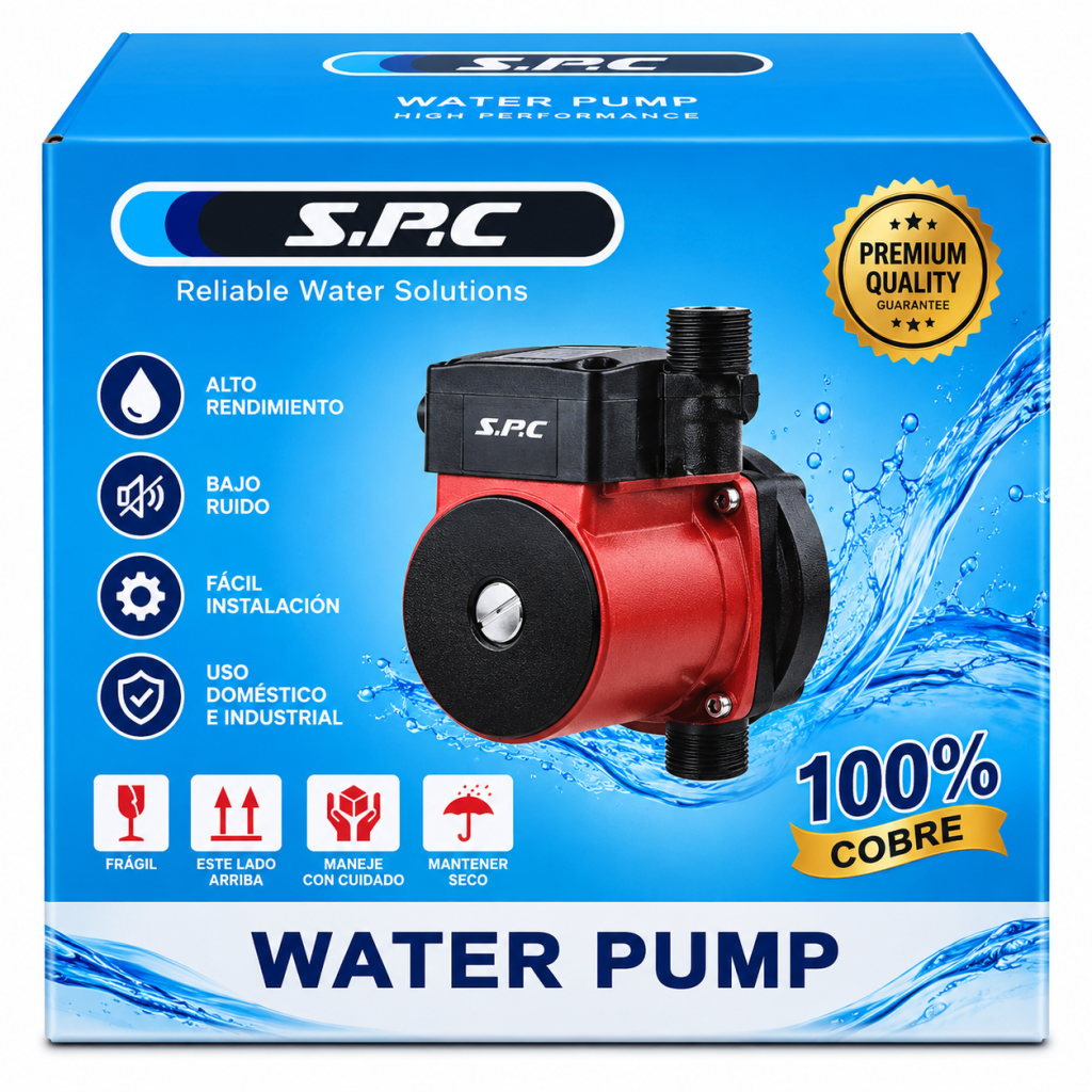 Bomba de Agua S.P.C 100% Cobre (Hidropesor)