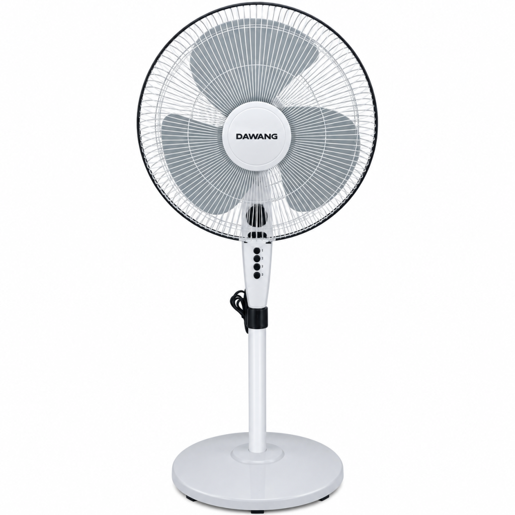 Ventilador de Pedestal DAWANG de 3 Velocidades.
