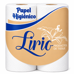 Papel Higiénico Lirio – Paquete de 4 rollos