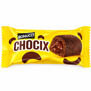 Bonucci Chocix – Bizcocho de chocolate relleno de crema de chocolate