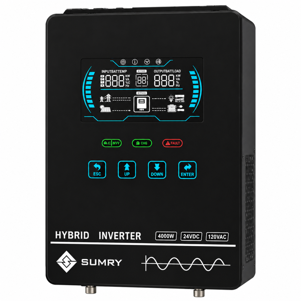 Inversor Híbrido SUMRY 4000W 24VDC | 120VAC