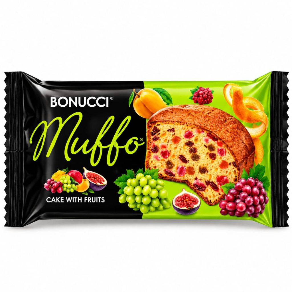Bonucci Muffo – Pastel con Frutas