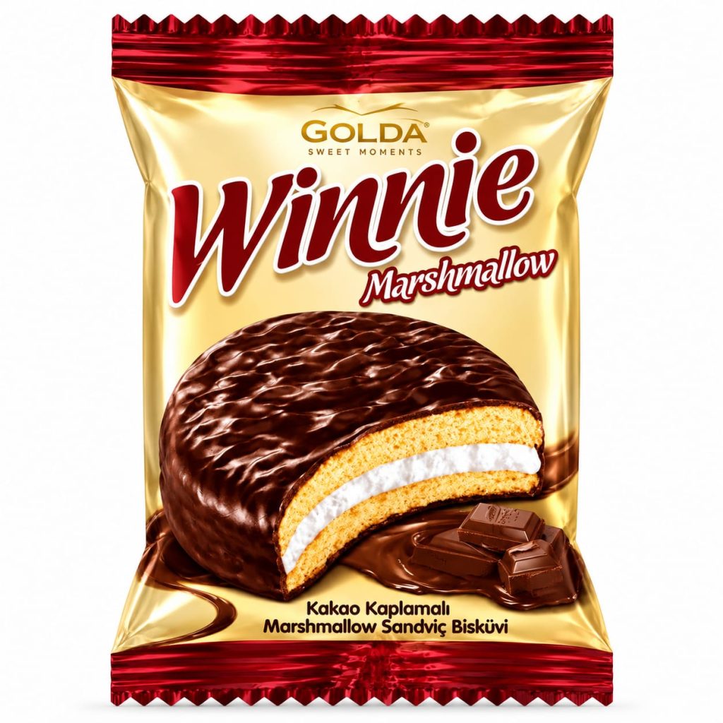 Winnie Galleta con Malvavisco Cubierta de Chocolate