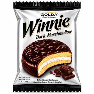 Winnie Galleta con malvavisco cubierta de chocolate – 30 g
