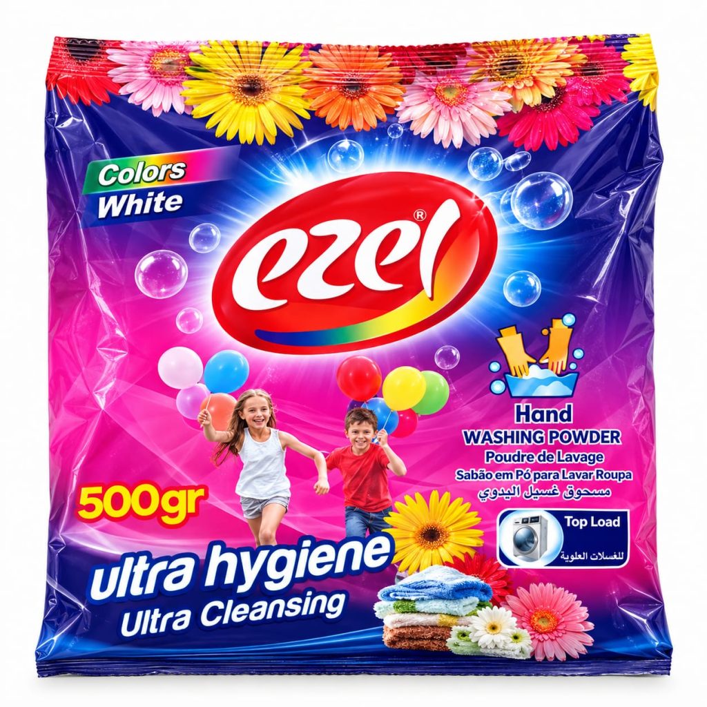 Detergente en Polvo Ezel Ultra Hygiene 500 g