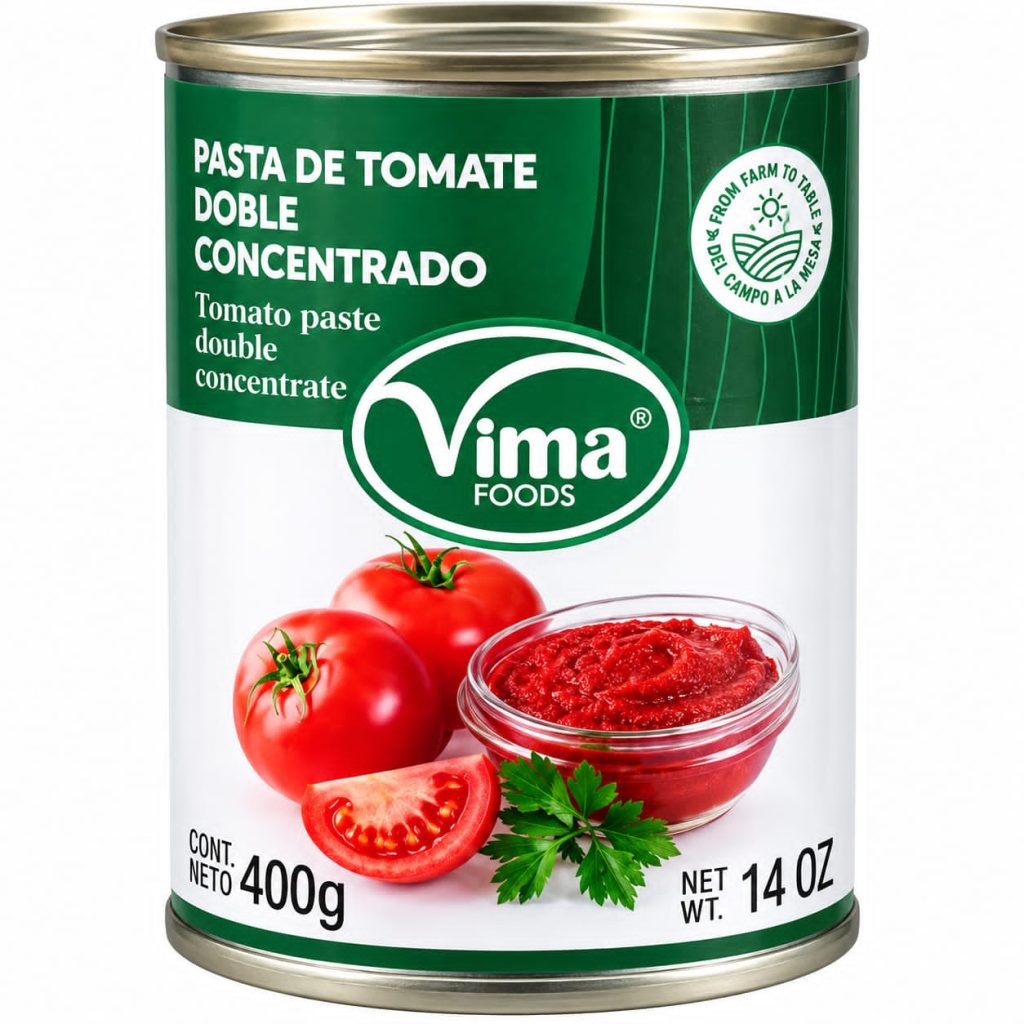 Pasta de Tomate Doble Concentrado Vima Foods -400 g