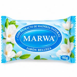 Jabón de Belleza Marwa con Extracto de Magnolia Natural 90 g