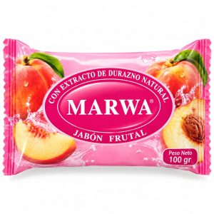 Jabón Marwa con Extracto Natural de Durazno 100 g