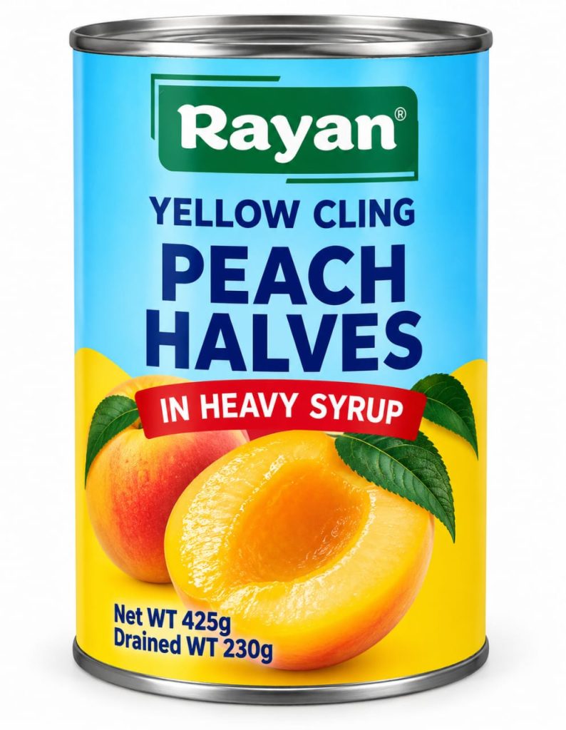 Melocotón en Mitades Rayan en Almíbar -425 g