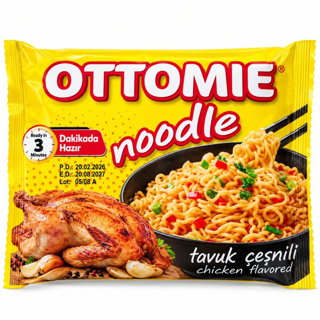 Fideos instantáneos Ottomie sabor pollo