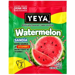 Refresco Instantáneo YEYA Sabor Sandía – Sobre de 10 g (Rinde 2 litros)