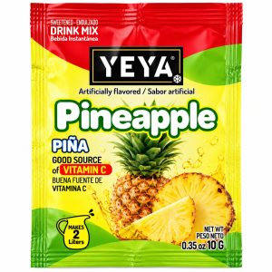Refresco Instantáneo YEYA Sabor Piña – Sobre de 10 g (Rinde 2 Litros)