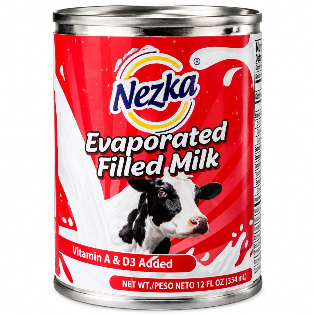 Leche Evaporada Nezka – Lata de 354 ml (12 oz)
