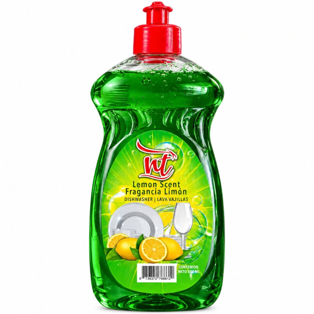 Detergente Líquido Lavavajillas WT Aroma Limón – 500 ml