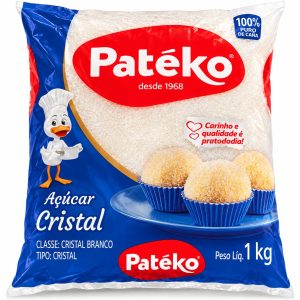 Azúcar Blanca Cristal Patéko – Bolsa de 1 kg