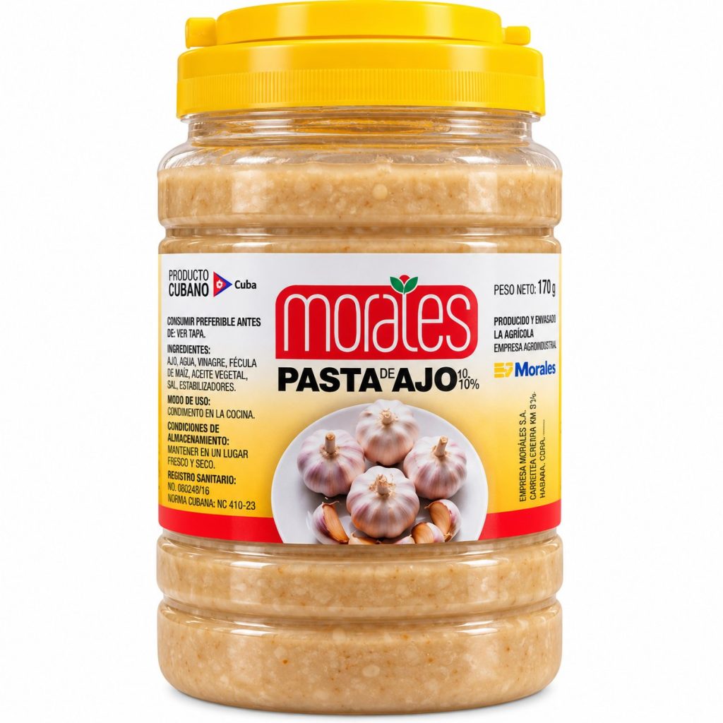 Pasta de Ajo Morales – Frasco de 170 g