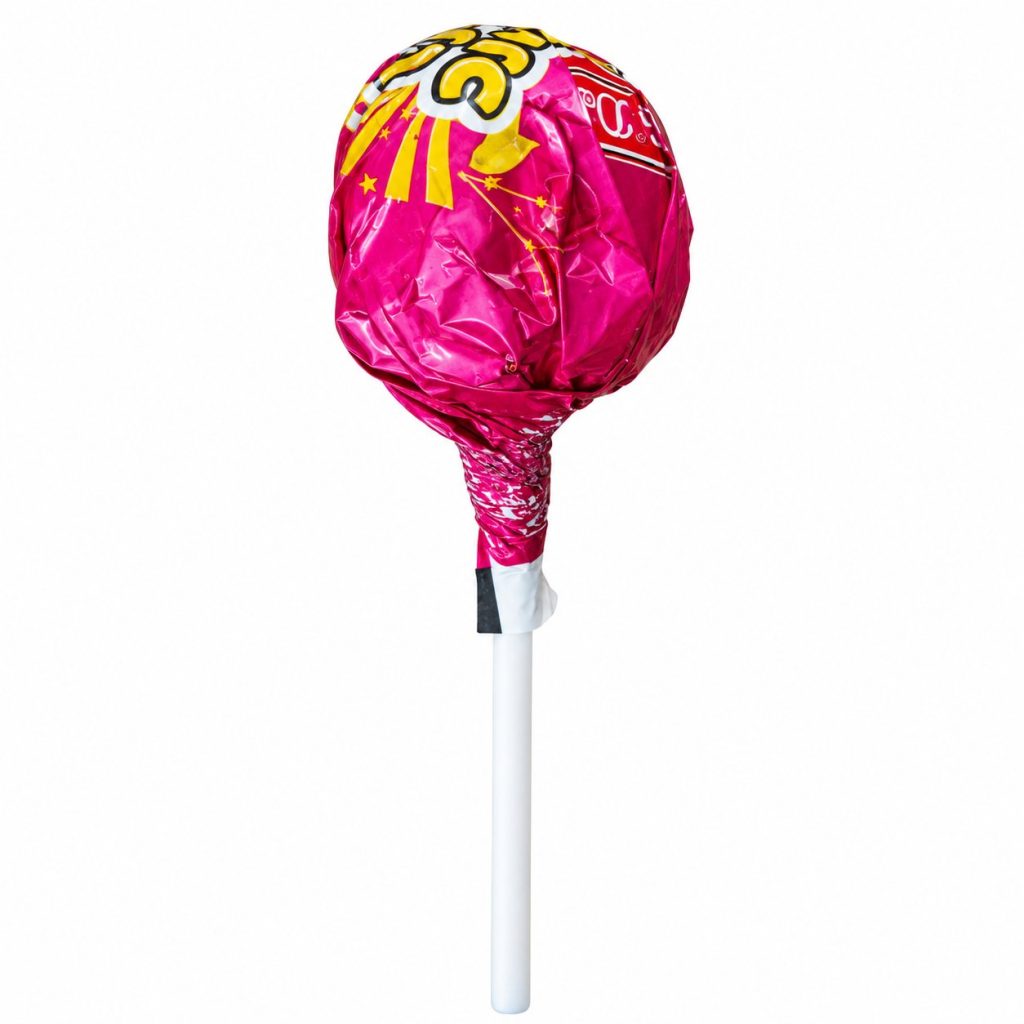 Chupeta de Caramelo de Fresa