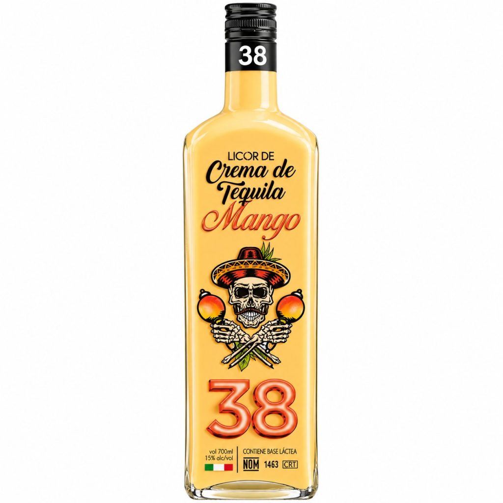 Licor de crema de tequila · 38 · Mango – 700 ml