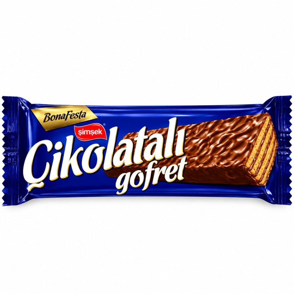 Barquillo cubierto de chocolate · Şimşek · Chocolate