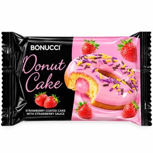 Bizcocho tipo dona · Bonucci · Fresa