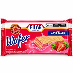 Galletas wafer · Pilar · Fresa – 80 g