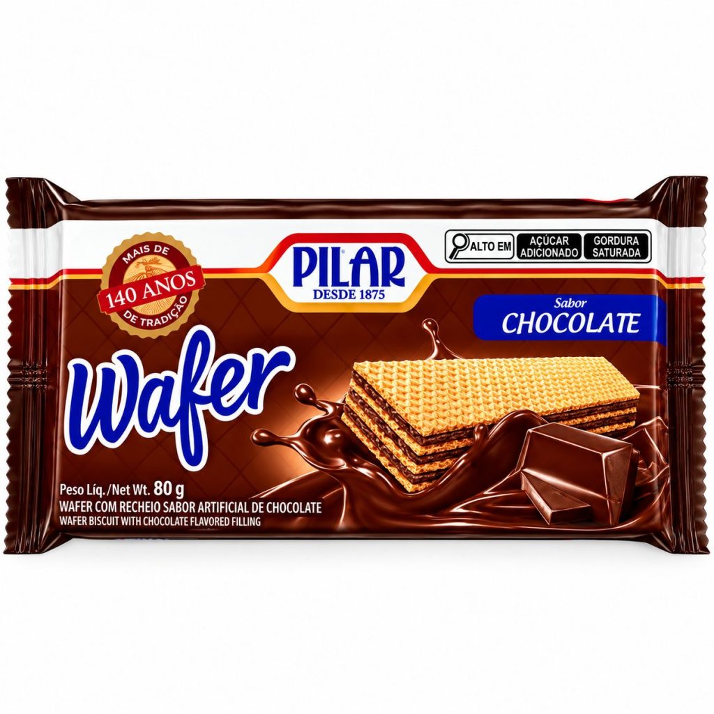 Galletas wafer · Pilar · Chocolate – 80 g