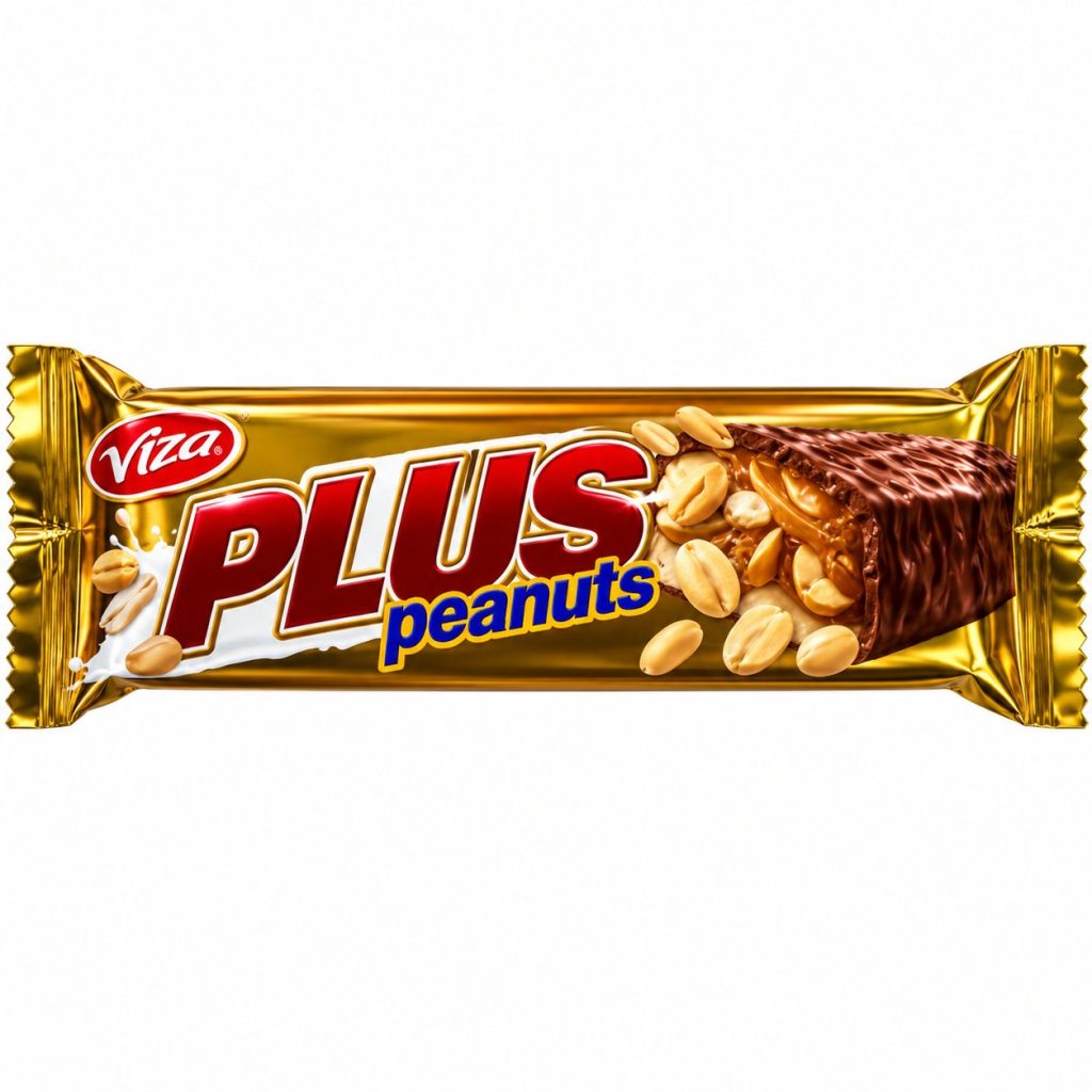 Barra de chocolate · Viza · Plus Peanuts