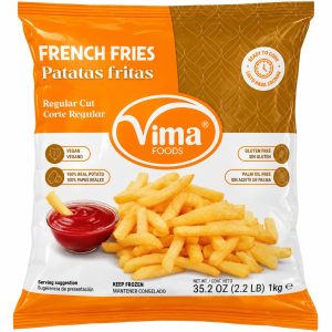 Papas fritas congeladas · Vima Foods · Corte regular – 1 kg