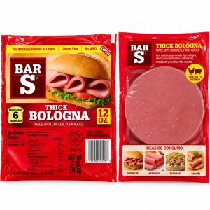 Jamonada tipo bologna · Bar-S · Thick (rodajas gruesas), de pollo con cerdo – 340 g (12 oz)